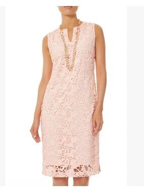Ming Wang Lace Shift Dress Size L
